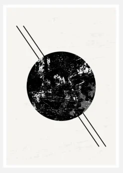 Abstract Circle III Canvastavla (30x40 cm)