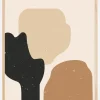 Abstract composition flicker Poster (21x29.7 cm (A4))