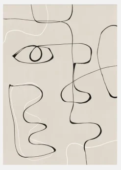 Abstract Face No2 Canvastavla (30x40 cm)
