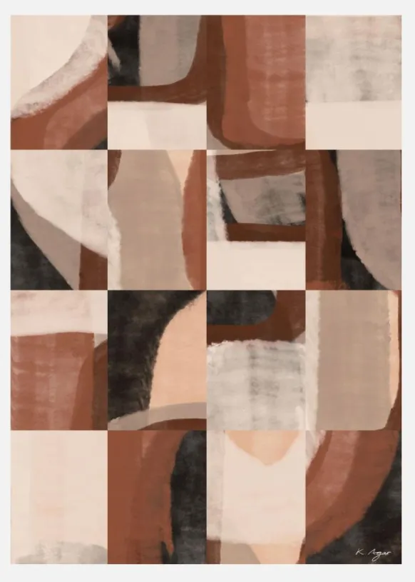 Abstract No.1 Canvastavla (30x40 cm)
