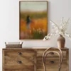 A Girl And Bear Grass Poster (21x29.7 cm (A4))