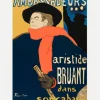 Ambassadeurs Aristide Bruant Dans Son Cabaret (1892) Canvastavla (30x40 cm)