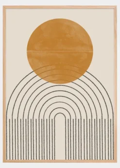Arch Composition No4 Poster (21x29.7 cm (A4))