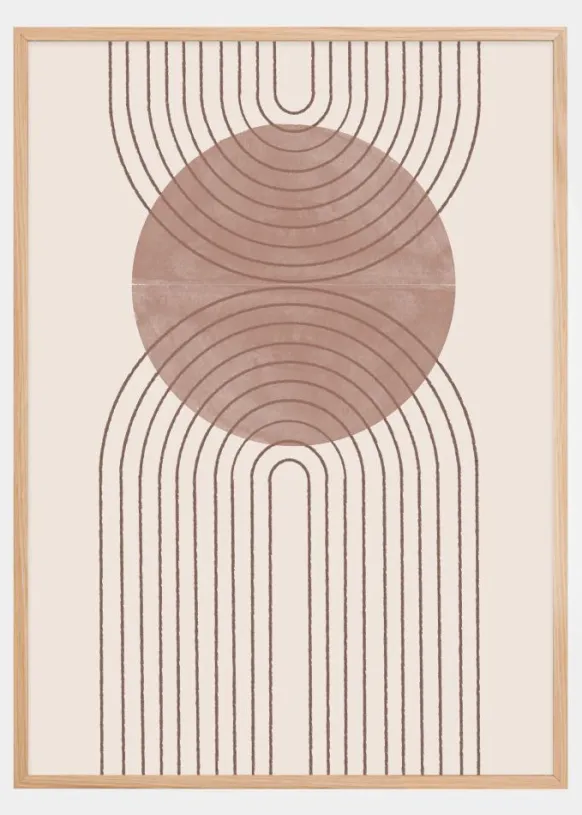 Arch Composition No5 Poster (21x29.7 cm (A4))