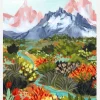 Autumn Mountains Canvastavla (30x40 cm)