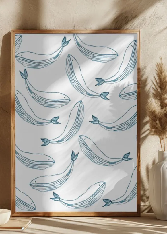 Ballenas Poster (21x29.7 cm (A4))