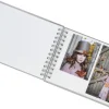 Base Line Canvas Wire-O Beige 23x17 cm (40 Vita sidor / 20 Blad)
