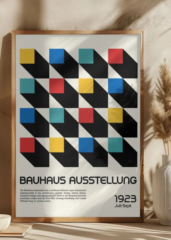 Bauhaus Ausstellung Poster (21x29.7 cm (A4))