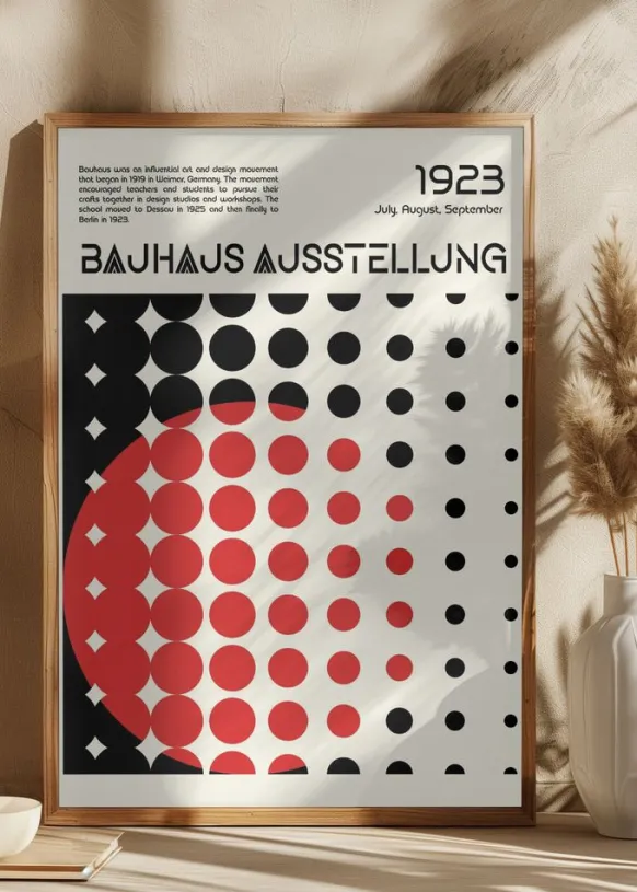 Bauhaus Ausstellung Poster (21x29.7 cm (A4))