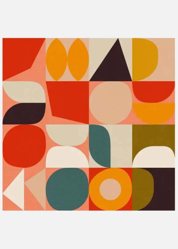 Bauhaus New 4 Canvastavla (30x30 cm)