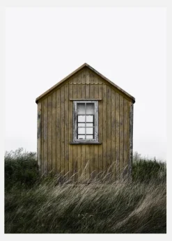 Beach Hut Canvastavla (30x40 cm)
