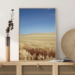 Beige Fields Poster (21x29.7 cm (A4))