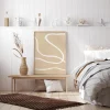 Beige Lines I Poster (21x29.7 cm (A4))