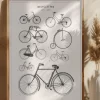 Bicyclettes Poster (21x29.7 cm (A4))