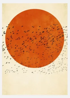 Birds In The Sun Canvastavla (30x40 cm)