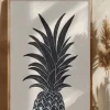 Black Pineapple Poster (21x29.7 cm (A4))