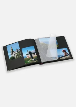 Black & White Album Svart - 26x25 cm (50 Svarta sidor / 25 blad)