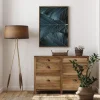 Blue Leaves Poster (21x29.7 cm (A4))