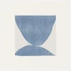 Blue Symmetry Canvastavla (30x30 cm)