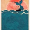 Blue Whale Poster (21x29.7 cm (A4))