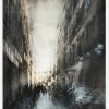 Blury Street Canvastavla (30x40 cm)