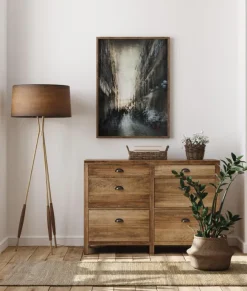 Blury Street Poster (21x29.7 cm (A4))