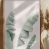 Blush Banana Leaves Poster (21x29.7 cm (A4))