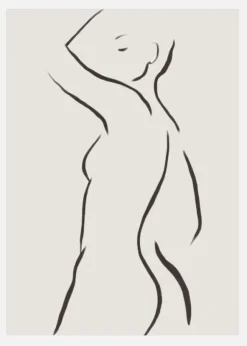 Body Lines I Canvastavla (30x40 cm)