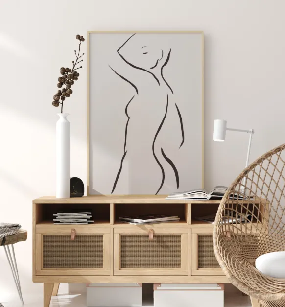 Body Lines I Poster (21x29.7 cm (A4))