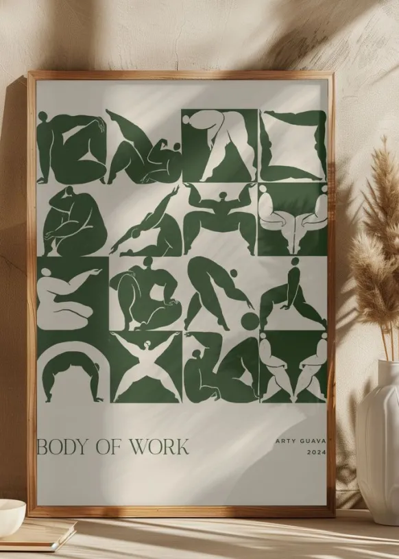 Body of Work (forest) Poster (21x29.7 cm (A4))