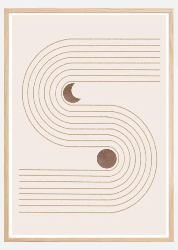 Boho Arch Poster (21x29.7 cm (A4))
