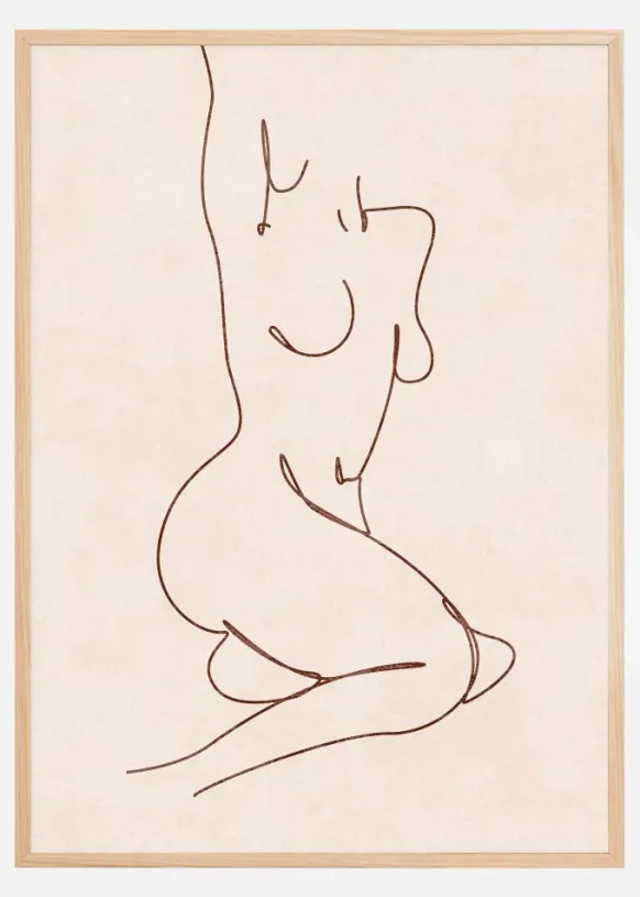 Bohonewart Female Poster (21x29.7 cm (A4))