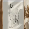 Borzoi Russian Wolfhound Pandc Poster (21x29.7 cm (A4))