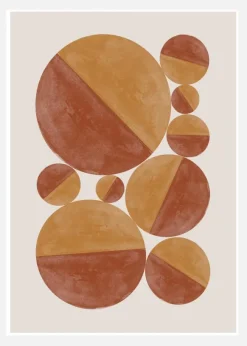 Burnt Orange Bols Canvastavla (30x40 cm)