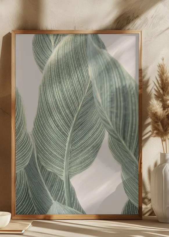 Calla Leaf Poster (21x29.7 cm (A4))