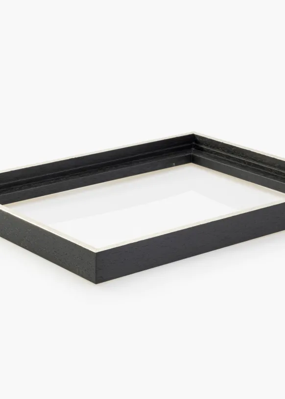 Canvasram Lexington Svart / Silver 56x71 cm
