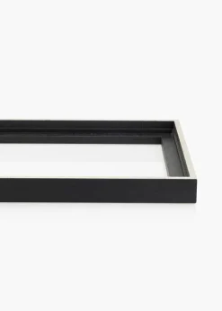 Canvasram Lexington Svart / Silver 56x71 cm