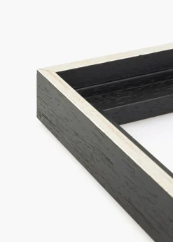 Canvasram Lexington Svart / Silver 56x71 cm