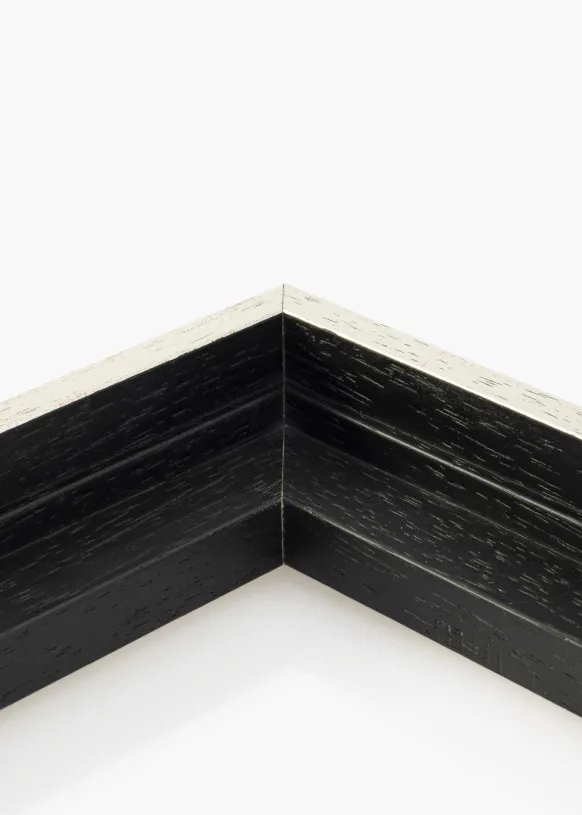 Canvasram Lexington Svart / Silver 60x60 cm