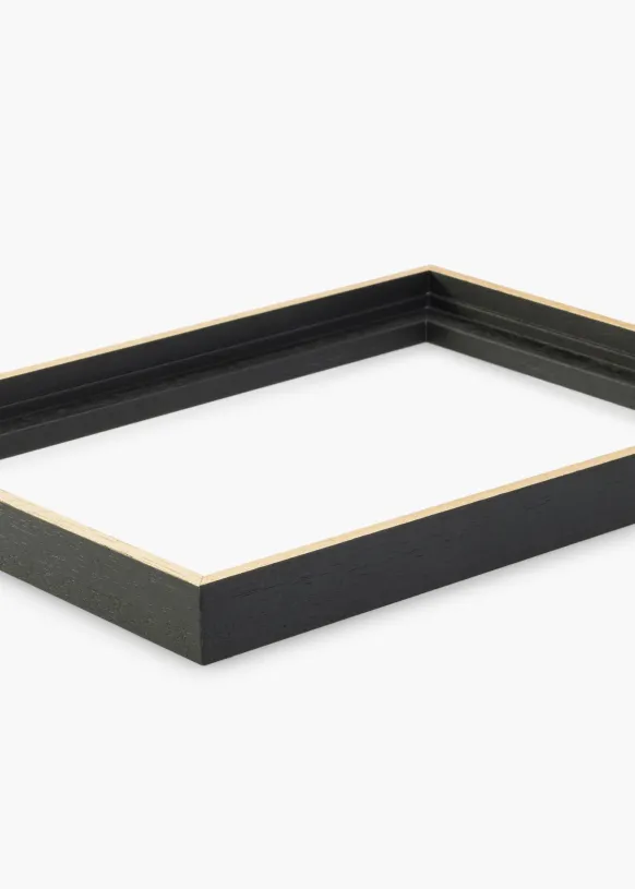 Canvasram Madison Svart / Guld 40x80 cm
