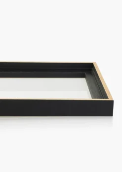 Canvasram Madison Svart / Guld 40x80 cm