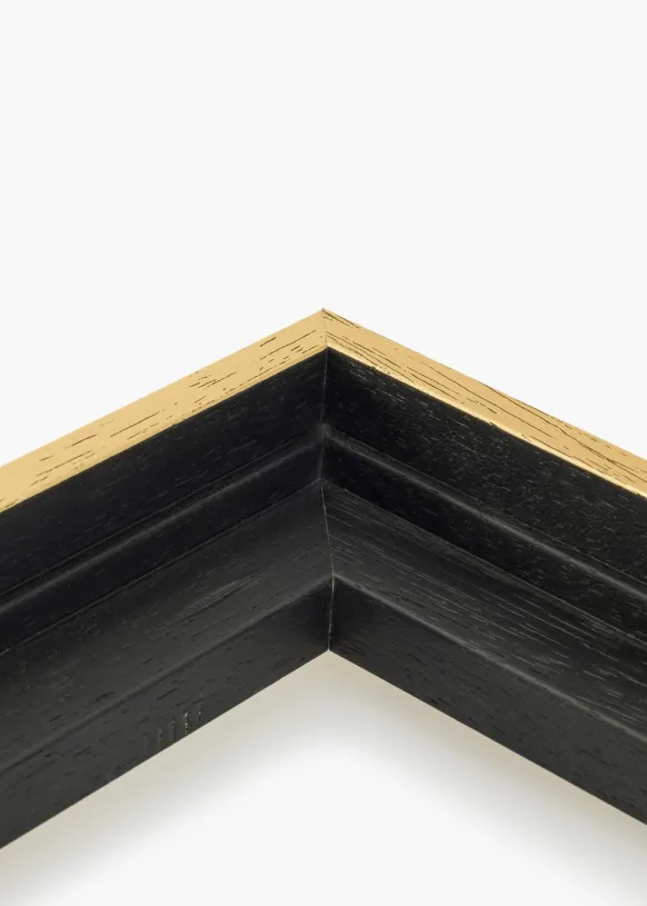 Canvasram Madison Svart / Guld 24x30 cm