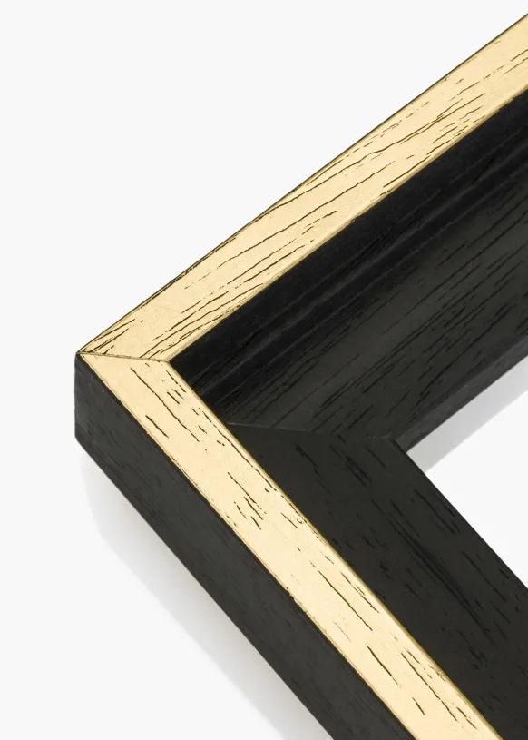 Canvasram Madison Svart / Guld 24x30 cm