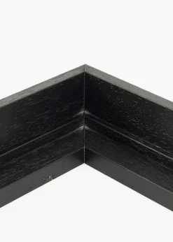 Canvasram Scranton 3D Svart 30x90 cm