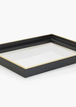 Canvasram Tacoma Svart / Guld 60x80 cm