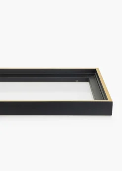 Canvasram Tacoma Svart / Guld 60x80 cm