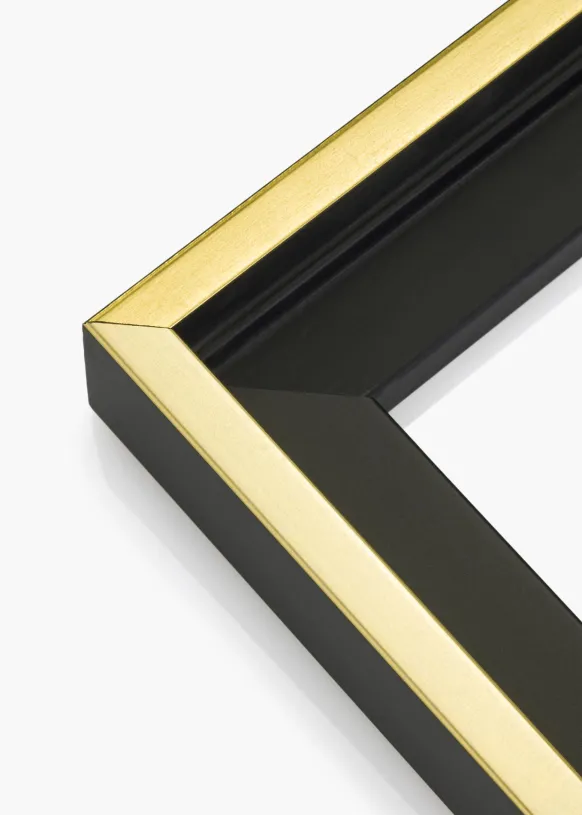 Canvasram Tacoma Svart / Guld 40x50 cm
