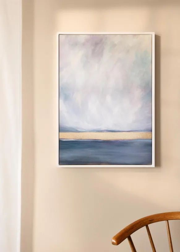 Canvasram Wells Vit 50x70 cm