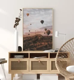 Cappodocia Hot Air Balloon Poster (21x29.7 cm (A4))