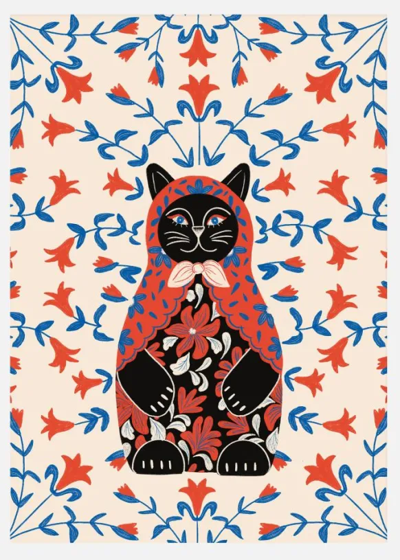 Catrioshka Canvastavla (30x40 cm)
